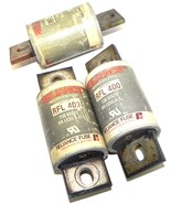 LOT OF 3 RELIANCE ELECTRIC RFL400 RECTIFIER FUSES RFL-400 - £28.82 GBP