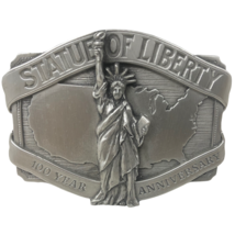 VTG Siskiyou Statue Of Liberty 100 Year Anniversary Belt Buckle United S... - $27.71