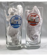 2 Budweiser Bud Light Beer Nebraska Pint Glasses Zoo Desert Dome Downtow... - £25.54 GBP