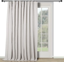 (W100 X L84, 1 Panel, Beige) Inovaday Thermal Sliding Door Curtains 100% - £34.34 GBP