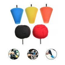 Foam Drill Polishing Cone Ball Pads Kit Car Hub Waxing Buffing Wheel Pol... - $29.99