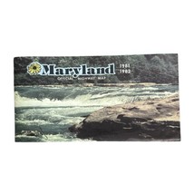 1981 -1982 Maryland Official Highway Road Travel Map - £3.89 GBP