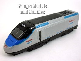 High Speed Train Diecast Metal Scale Model by Kinsmart - BLUE - Black Roof - £13.19 GBP