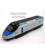 High Speed Train Diecast Metal Scale Model by Kinsmart - BLUE - Black Roof - $16.82