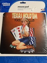 Texas Hold ‘Em New In Package Mouse Pad - £6.33 GBP