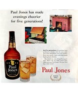 Paul Jones Blended Whiskey 1952 Advertisement Drinking Vintage Liquor DWEE7 - $47.83 CAD