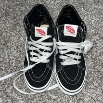 VANS Skateboard Pro Skate Shoes Kids Size 3 Black/White Casual Sneakers VGC - $298.16 MXN