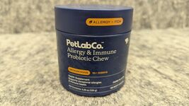 PetLabCo Allergy &amp; Immune Probiotic Chews for Medium Dogs, 30 soft chew New - $9.99