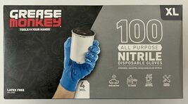 Grease Monkey Disposable Nitrile Gloves (100-Count) L or XL - €16,24 EUR