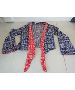 Vintage Sportivity 70s 80s Cropped Tie Front Two Color Bandana Top Shirt... - $1,699.35 MXN