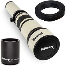 Ultimaxx 650-1300Mm Telephoto Zoom Lens Set For Canon Eos 9000D 800D, 2600Mm). - $181.94