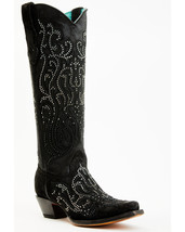 Corral Women&#39;s Crystal Embroidered Tall Western Boots Snip Toe (Medium Sizes) - £247.87 GBP