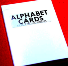 Alphabet Playing Cards Bicycle No Index by PrintByMagic - Trick - $26.72