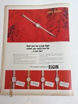   1955 Lady Elgin Watch Vintage Magazine Ad Great Color #7 - $13.57 CAD
