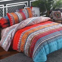 Full Size Comforter 3 Piece All Season Bedding Full Size Comforter SetBoho Ultra - £68.80 GBP