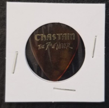 (David T) Chastain - Vintage 1980&#39;s &quot;The 7th Of Never&quot; Tour Concert Guitar Pick - $65.00