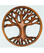 Wood Carvings Sculpture Wall Decoration Art Tree of Life - £234.15 GBP