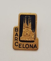 BARCELONA Cathedral of the Holy Cross Spain Souvenir Travel Lapel Hat Pin - $19.60