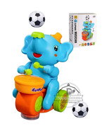 Musical Walking Elephant Drummer Toys for  Kid Musical Toy with LED Ligh... - $26.43