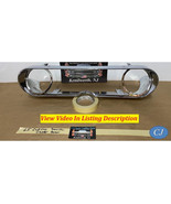 OEM 65 Cadillac Deville CHROME DASH SPEEDOMETER INSTRUMENT CLUSTER BEZEL... - $271.35 CAD