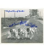 NASA  Wally Schirra Walt Cunningham signed photo The Front Line of Apoll... - £182.75 GBP