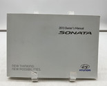 2013 Hyundai Sonata Owners Manual Handbook OEM J03B11003 - $9.89