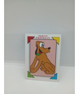 1991 Disney Collector Cards Family Portraits Pluto  #103 - $2.03 CAD