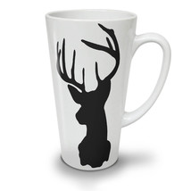 Deer Head NEW White Tea Coffee Latte Mug 12 17 oz | Wellcoda - £17.00 GBP+