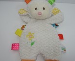 Taggies Sherbet Lamb plush security blanket baby beanbag  toy lovey - $15.58