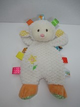 Taggies Sherbet Lamb plush security blanket baby beanbag  toy lovey - £12.25 GBP