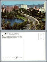 CALIFORNIA Postcard - Wilshire Boulevard at MacArthur Park - N22 - £2.33 GBP