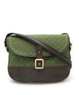 LOUIS VUITTON Mini Monogram Bérangère Shoulder Bag Canvas Green Leather ... - $7,036.63 MXN