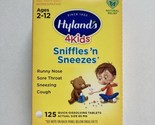 Hyland&#39;s 4 Kids Sniffles &#39;n Sneezes Homeopathic Tablets, 125 Ct - £21.32 GBP