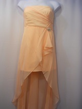 Aspeed Designs Ladies Formal Dress With Brooch Strapless Solid Peach Siz... - £79.63 GBP