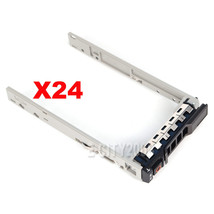 Lot Of 24, 2.5&quot; Sas Sata Hdd Hard Drive Tray Caddy For Dell Poweredge R7... - $211.99