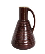 Vintage Marcrest Stoneware Daisy &amp; Dot Carafe Decanter Pitcher Jug Brown... - $40.83 CAD