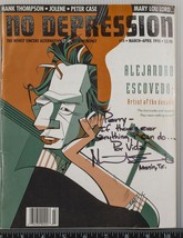 Nessun Depressione Rivista Alejandro Escovedo Autografato Cover Firmato Tob - £77.08 GBP