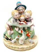 Mother Goose Shafford Vintage Bisque Porcelain Hand Painted Japan US Sel... - $24.68