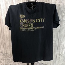 Kansas City Chiefs Shirt With Camouflage Writing Size XL Gildan Brand Ni... - $14.80