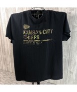 Kansas City Chiefs Shirt With Camouflage Writing Size XL Gildan Brand Ni... - $281.78 MXN