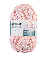 Bernat Baby Blanket Big Ball Yarn, Raspberry Kisses, 1 Unit, 10.5 Oz - £13.32 GBP