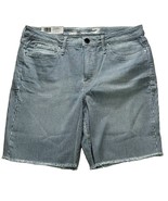 Seven 7 Denim Shorts Sunset Bermuda Soft Stripped 9" Inseam Premium Brand Qualit - £14.25 GBP