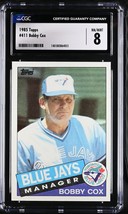 1985 Topps Bobby Cox #411 CGC 8 P1369 - £8.92 GBP