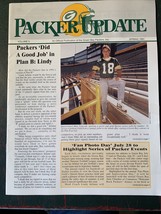 Green Bay Packers Football NFL Spring 1991 Update Publication - £11.79 GBP