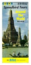 B O A C 1963 Around the World Brochure Speedbird Tours - $27.79