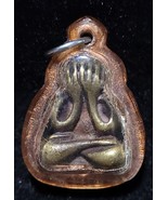Thai Amulet Buddha Phra  Pidta L.P. Mui, Wat Pa Rakam Nuea B.e. 2533 Rea... - $2,218.49 MXN