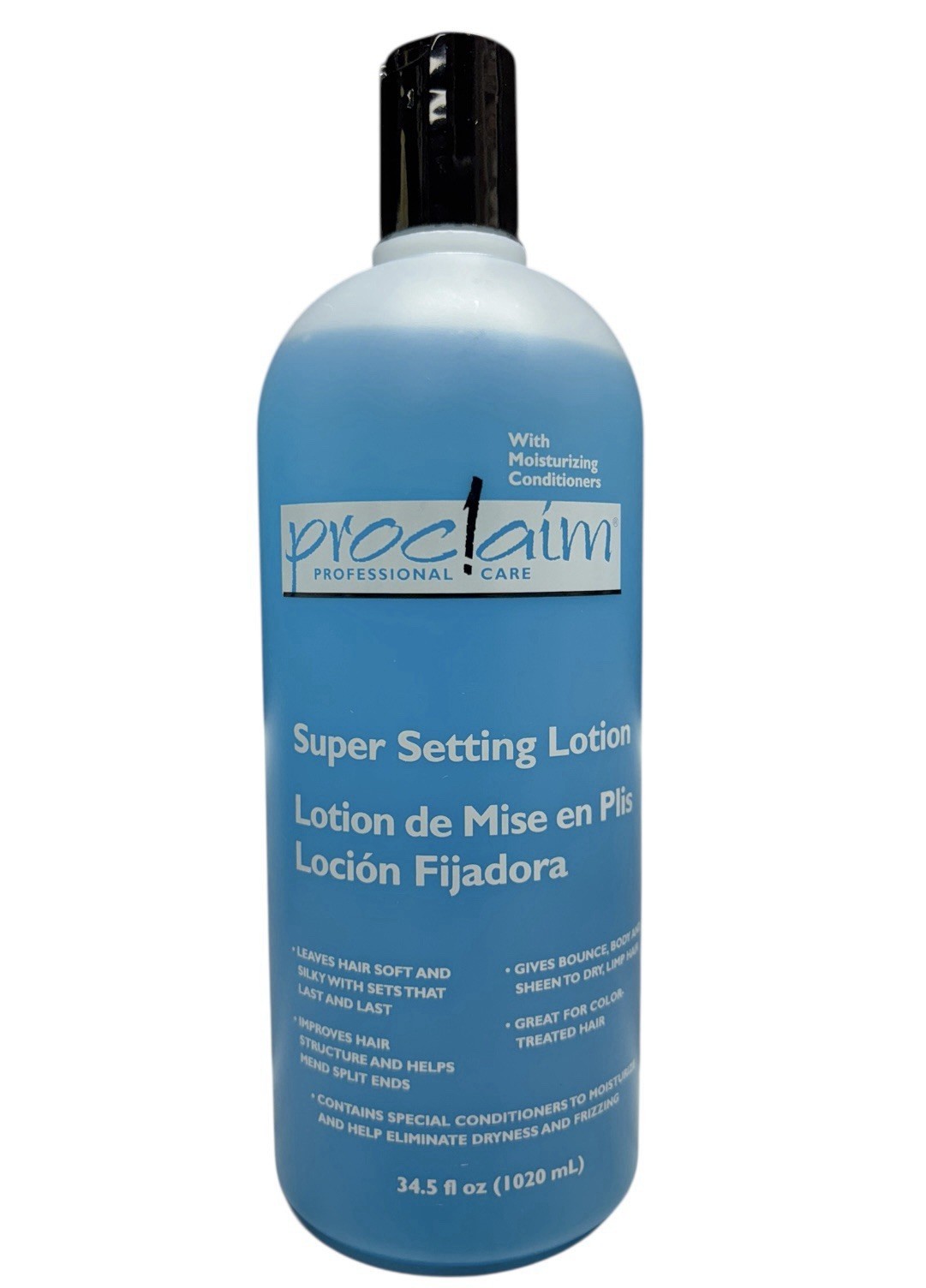 Proclaim Super Setting Lotion With Moisturizing Conditioners 34.5oz LEAKED - $29.99