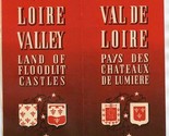Val De Loire Land of Floodlit Castles Brochure France 1955 Loire Valley  - £21.90 GBP
