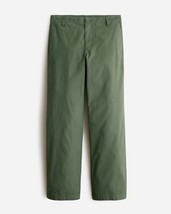 New J Crew Women Sailor Heritage Chino Pants Fatigue Green Sz 27 Mid Rise Cotton - £47.47 GBP