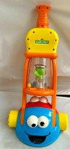 Vtg 2005 Fisher Price Sesame Street 2-In 1 Giggle Toy Vacuum Mattel Works Great - £32.11 GBP